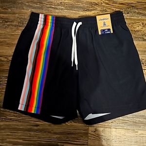 Chubbies swim trunks full spectrum size large inseam 5.5 inches.